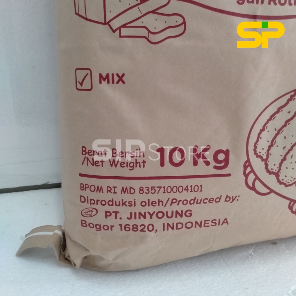 Bread Crumbs &quot;JFOOD&quot; Mix @10kg / Tepung Roti / Tepung Panir @10kg