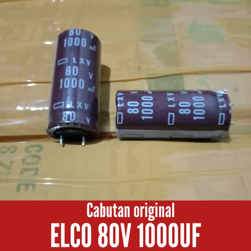 ELCO ORIGINAL 80V 1000UF