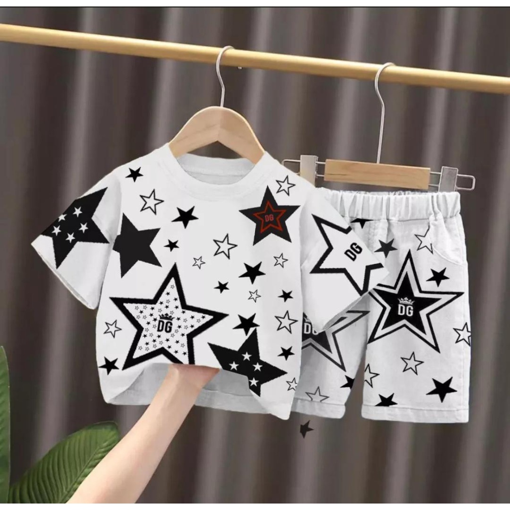 COD/SETELAN KAOS ANAK/SETELAN CELANA PENDEK HARIAN 1-5 TAHUN
