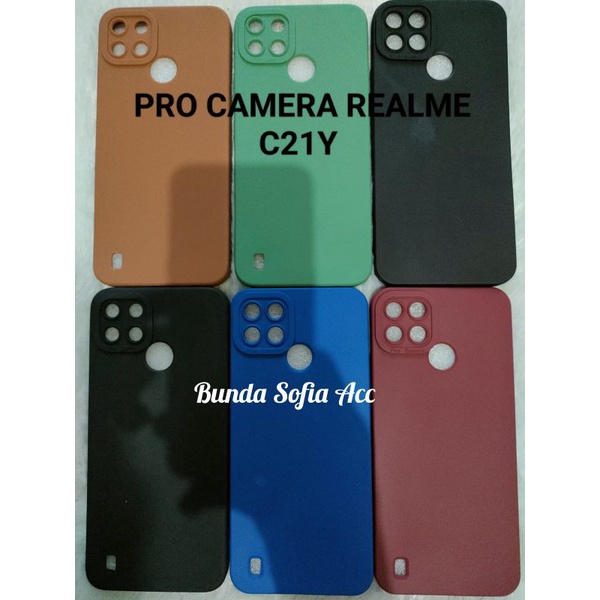 CASE SOFT TERBARU MACARON PRO CAMERA TIPE REALME C21Y