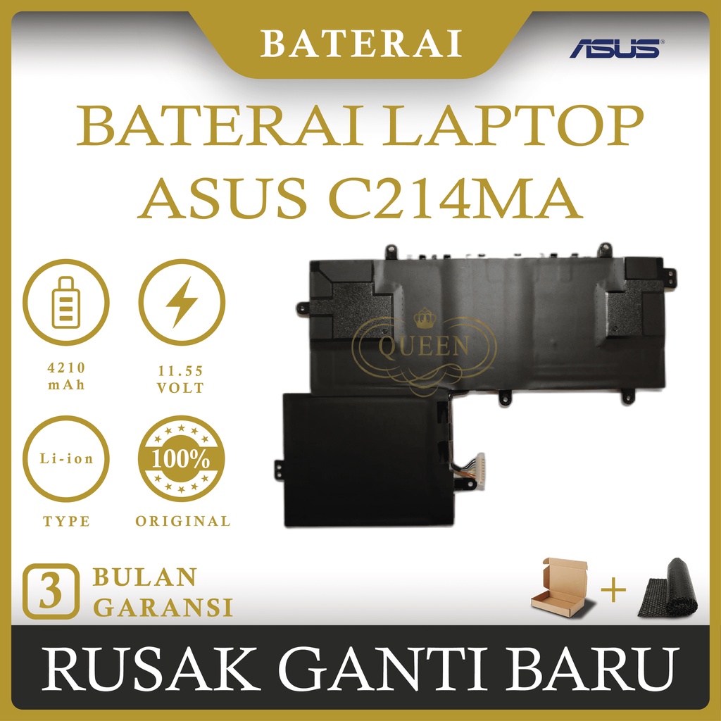 BATERAI LAPTOP ASUS Chromebook Flip C214 (C31N1836) ORIGINAL