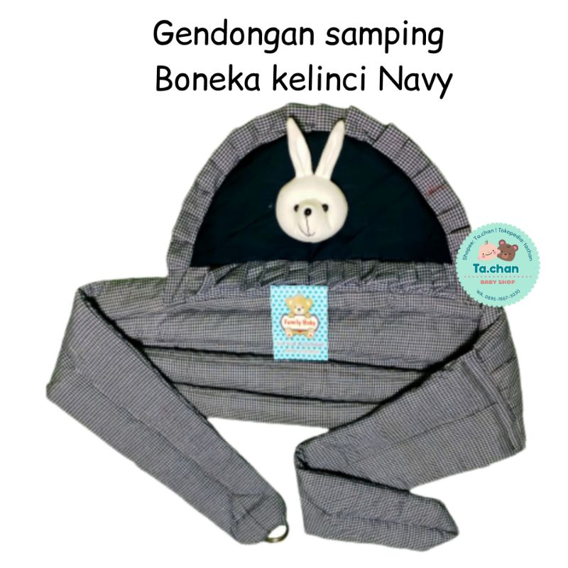 Gendongan Samping Karakter / gendongan bayi / gendongan samping boneka kelinci