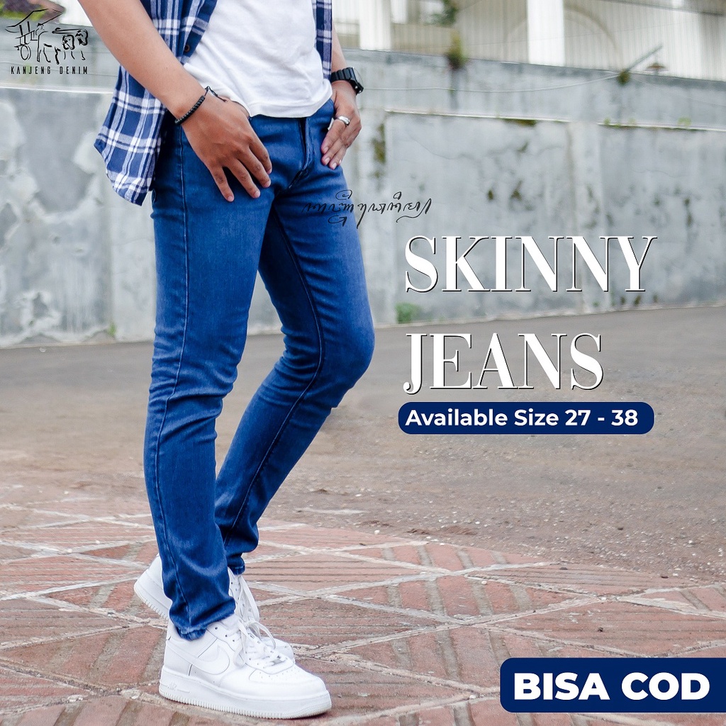 Celana Panjang Jeans Skinny [Pensil] - Soft Jeans STRETCH SIZE 27-38