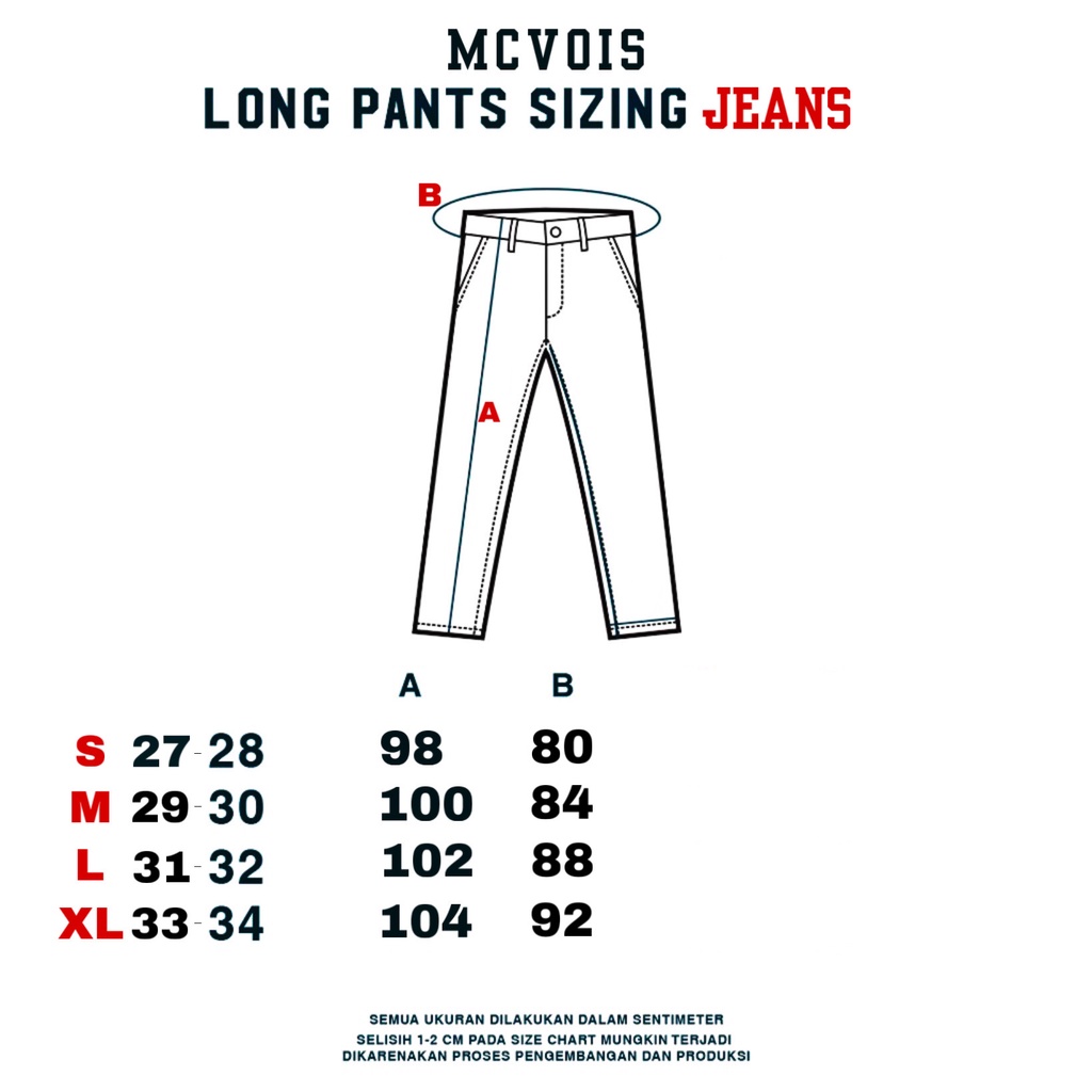 Mcvois Celana Jeans Pria Black Jazz Premium Distro