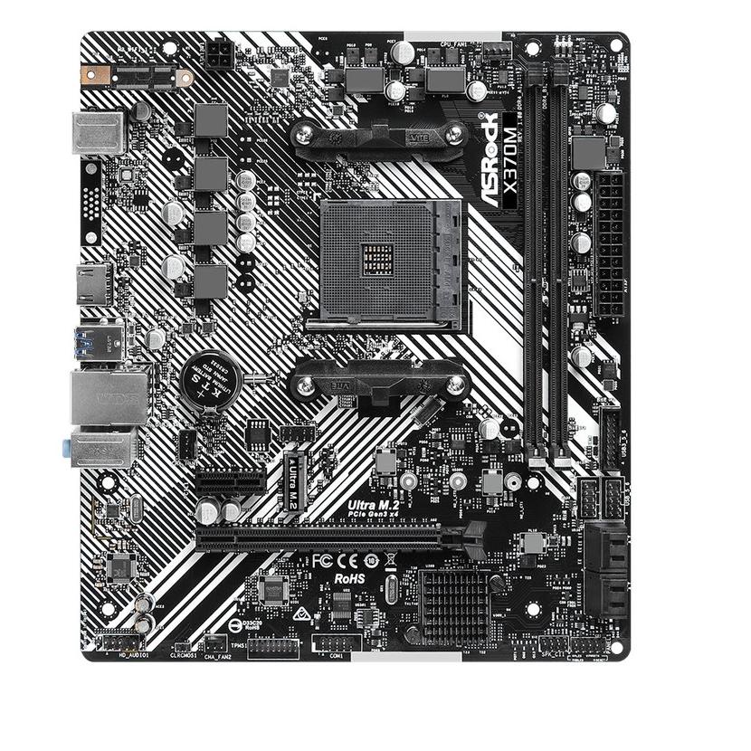 CODEHh6H1--ASRock X370M (AM4, AMD Promontory X370, DDR4, USB3.1, SATA3)