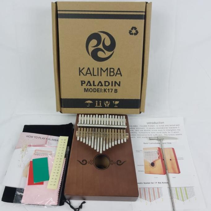 Kalimba Winly K17 -Kalimba Inlude Sofcase Pelindung-Kalimba Paladin