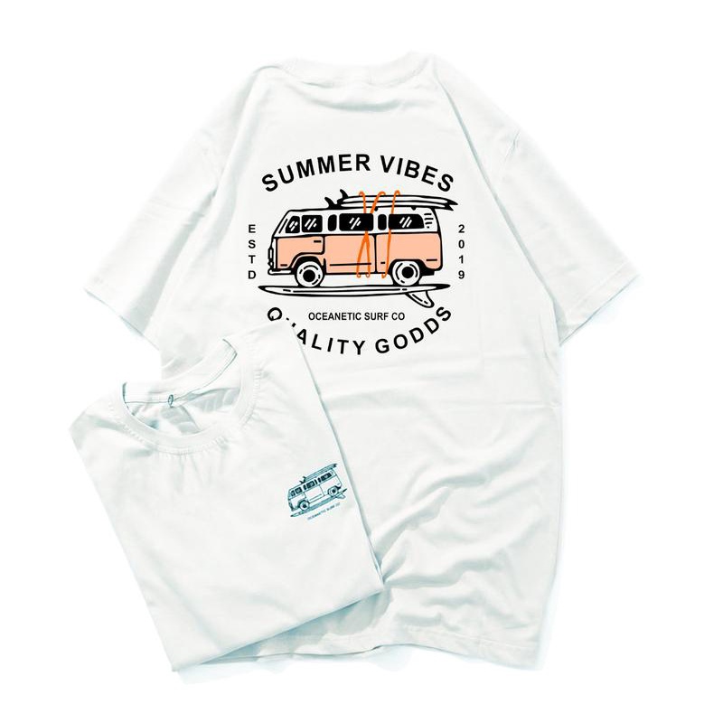 GSC - Baju KAOS OVERSIZE SAN ANDREASS / Kaos Oversize Terbaru-summer putih