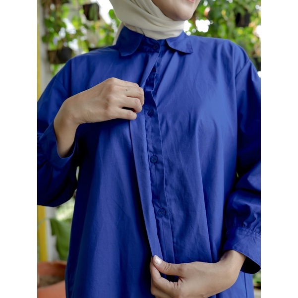 Hiyori Shirt/Kemeja Oversize Wanita/Atasan Wanita