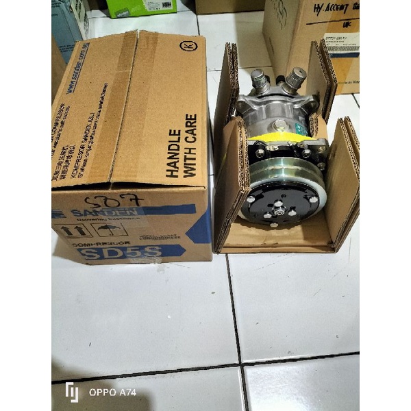 kompresor kompressor AC Sanden 507 12volt original asli sanden