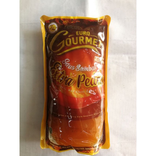 

Saus sambal Extra pedas euro gourmet 1kg