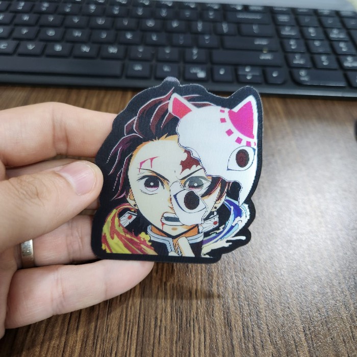 

STIKER 3D MOTION LENTICULAR ANIME - DK0161 - Demon Slayer - Tanjiro