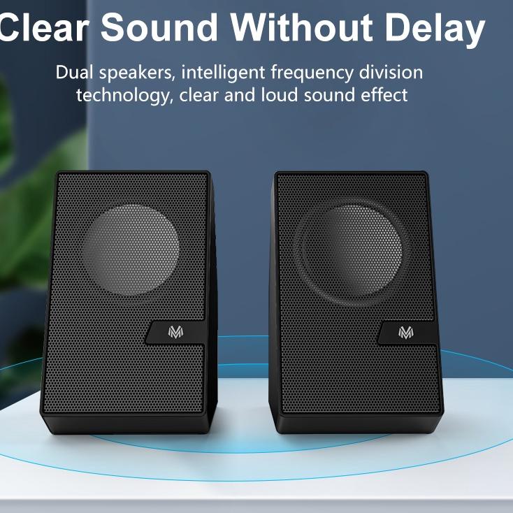 Tren Terbaru Speaker laptop multimedia bass Speaker D7 surround stereo - Garansi Resmi 1 Tahun