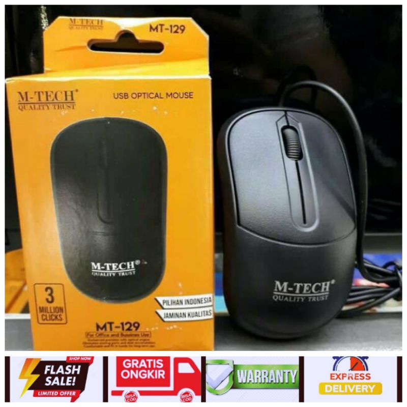 M-tech Mouse Mtech Kabel Usb