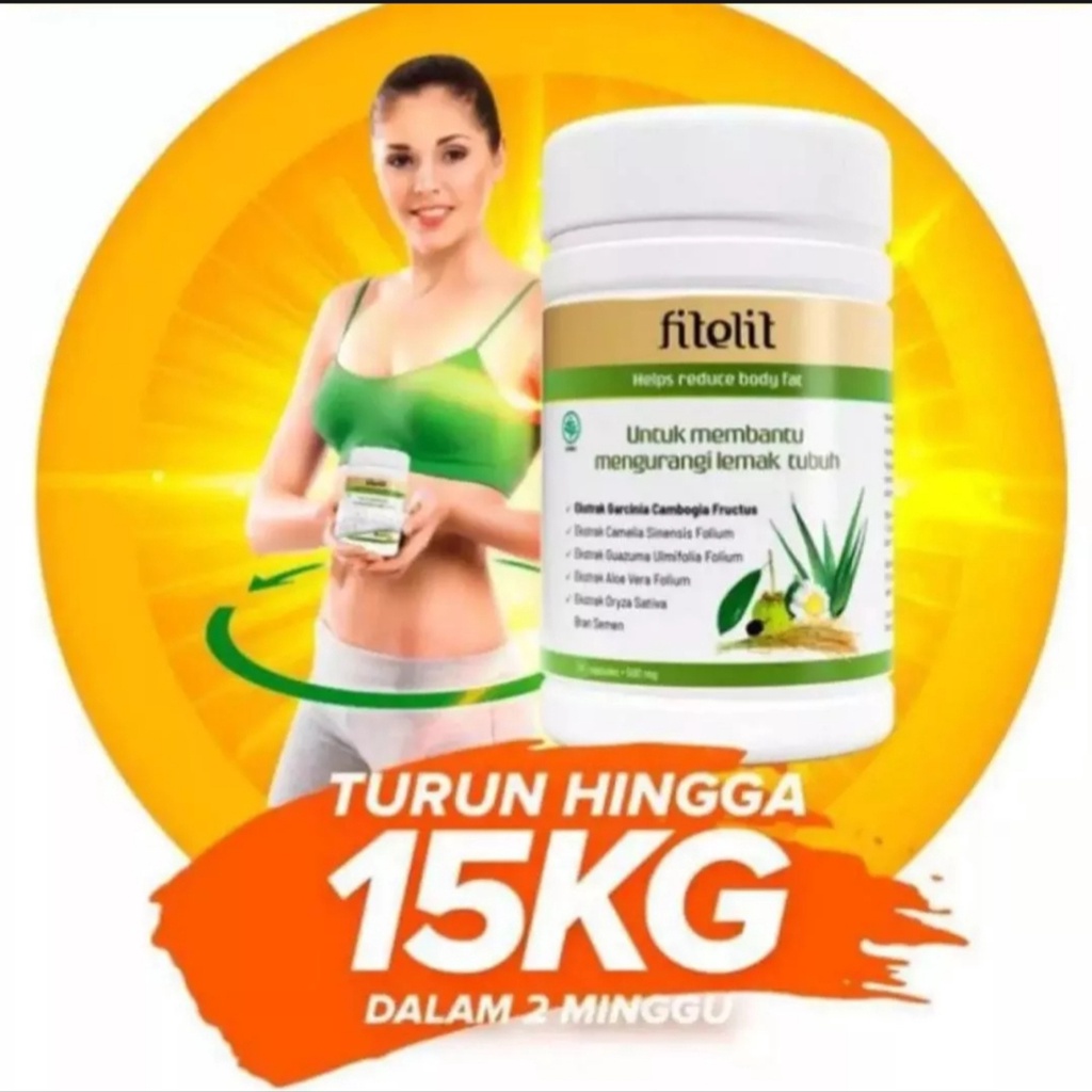 FITELIT ASLI ORIGINAL OBAT PELANGSING CEPAT AMPUH BERKUALITAS BPOM - fitelit obat diet original