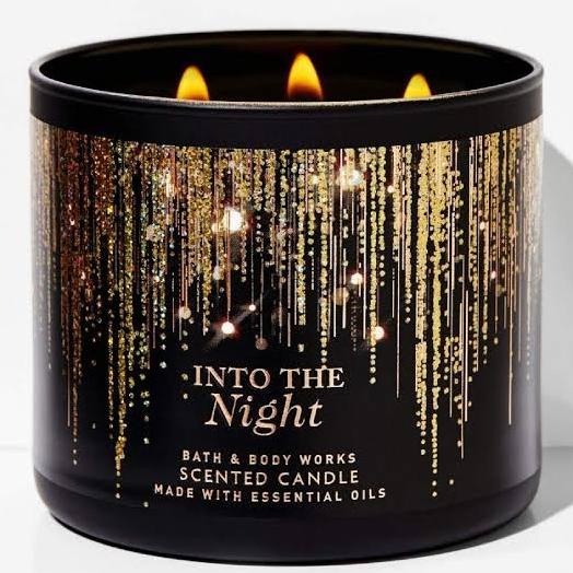 BATH & BODY WORKS BBW INTO THE NIGHT 3 Wick Candle 411 g