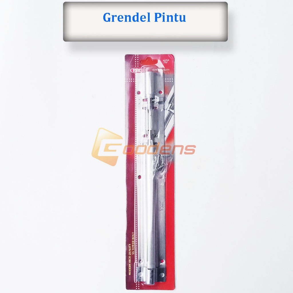 Grendel Pintu 10 Inch Slot Kunci Pintu Jendela Stainless Steel