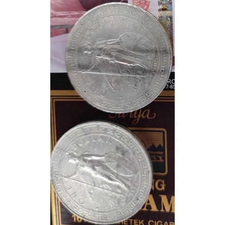 uang kuno great Britain one dollar