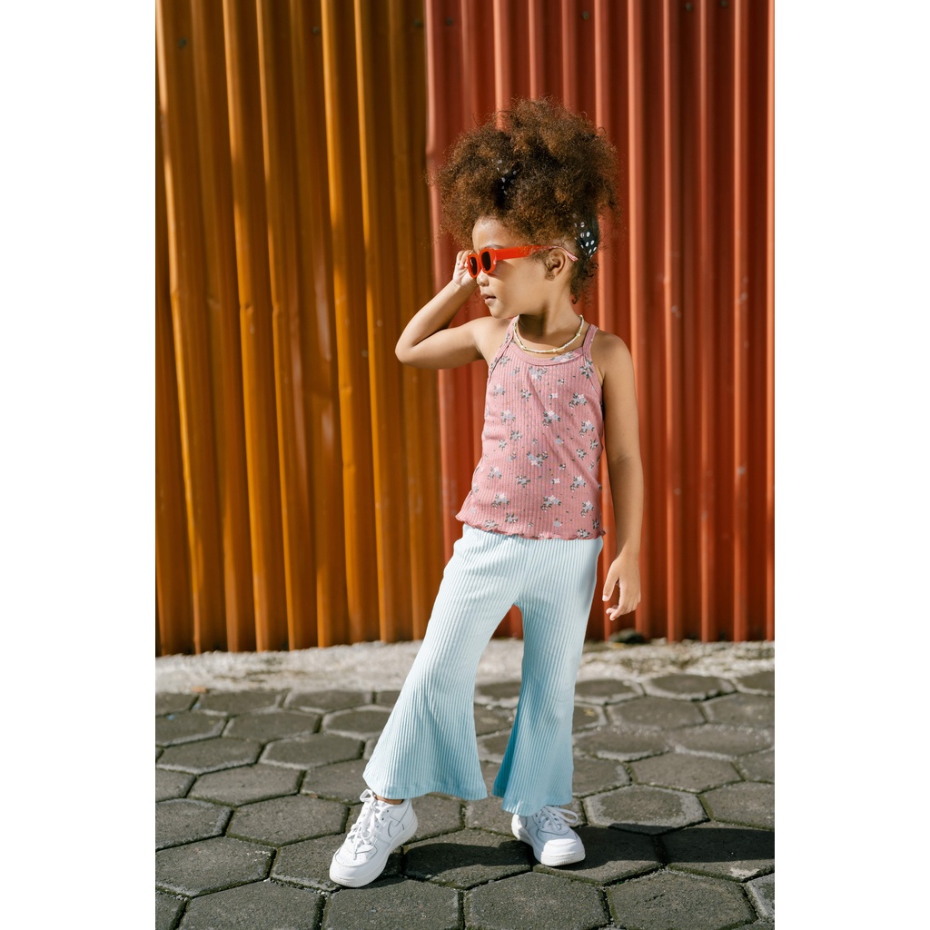 BOHOPANNA Cutbray Legging 1-10 Tahun Legging Rib Cutbray Fashion Anak Perempuan CBKS