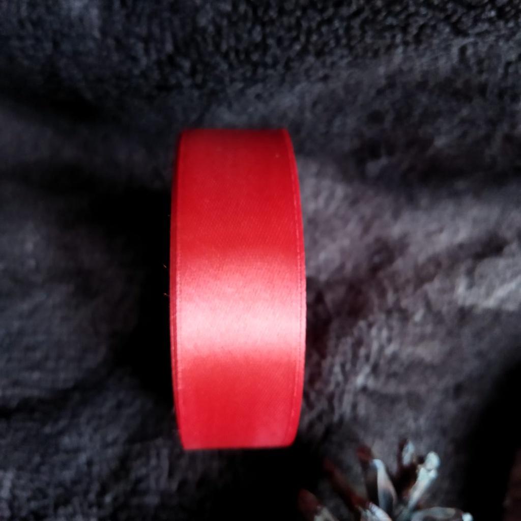 

New pita satin 2,5cm merah