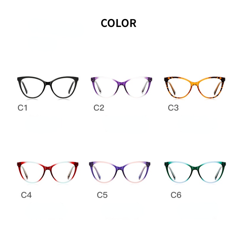 Kacamata Anti Blue Light Model Twist Temples Warna Permen Gradasi TR90 Untuk Wanita