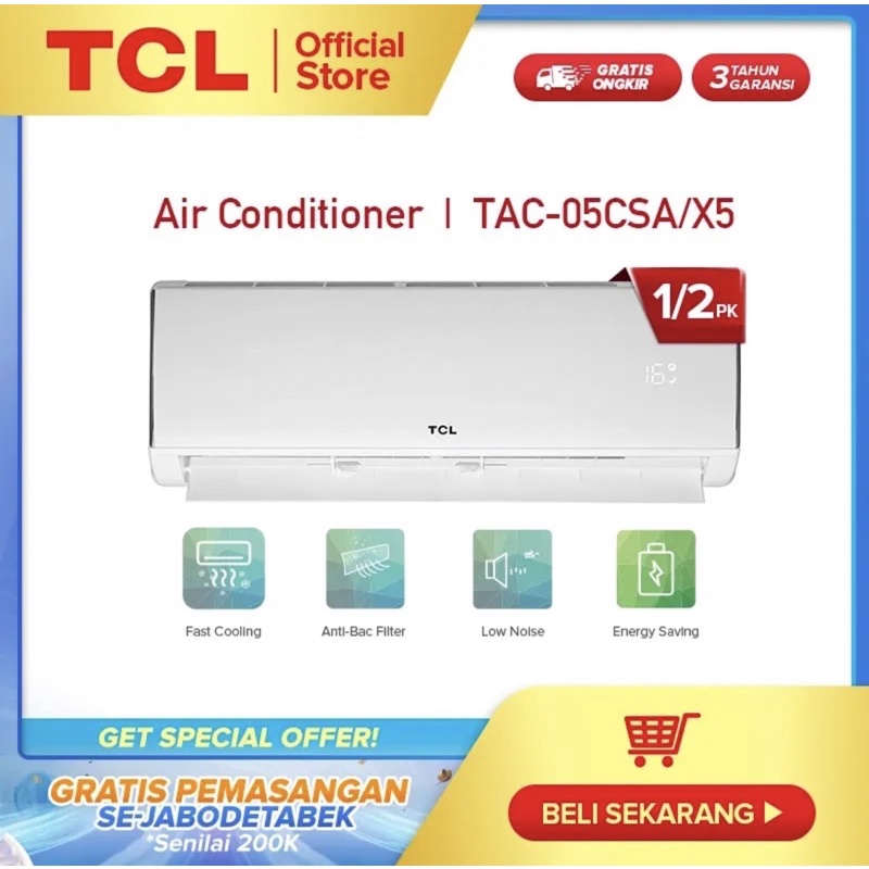 TCL AC 0.5 PK Standart AC - TAC 05 CSA/X5 (indoor+outdoor only)