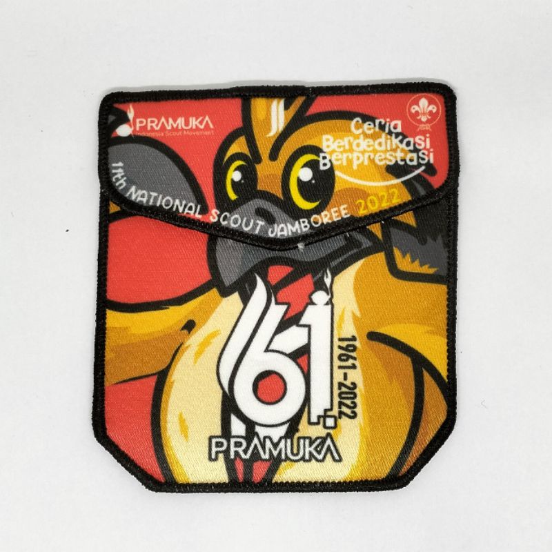 Patch Emblem Ledah Saku Seri Jambore Nasional