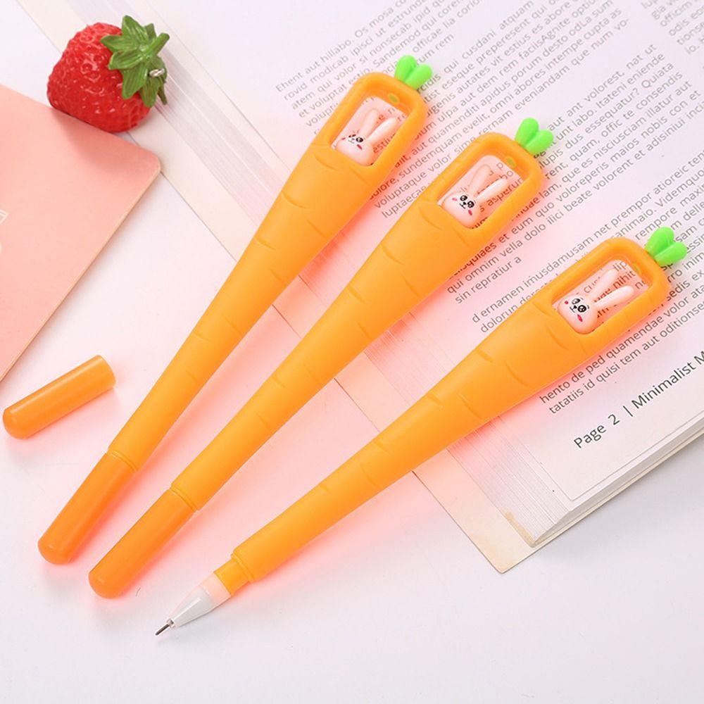 Lanfy Gel Pen Novel Kreatif Kantor Supply Silikon Kelinci Alat Tulis Menulis Tanda Tangan Pulpen