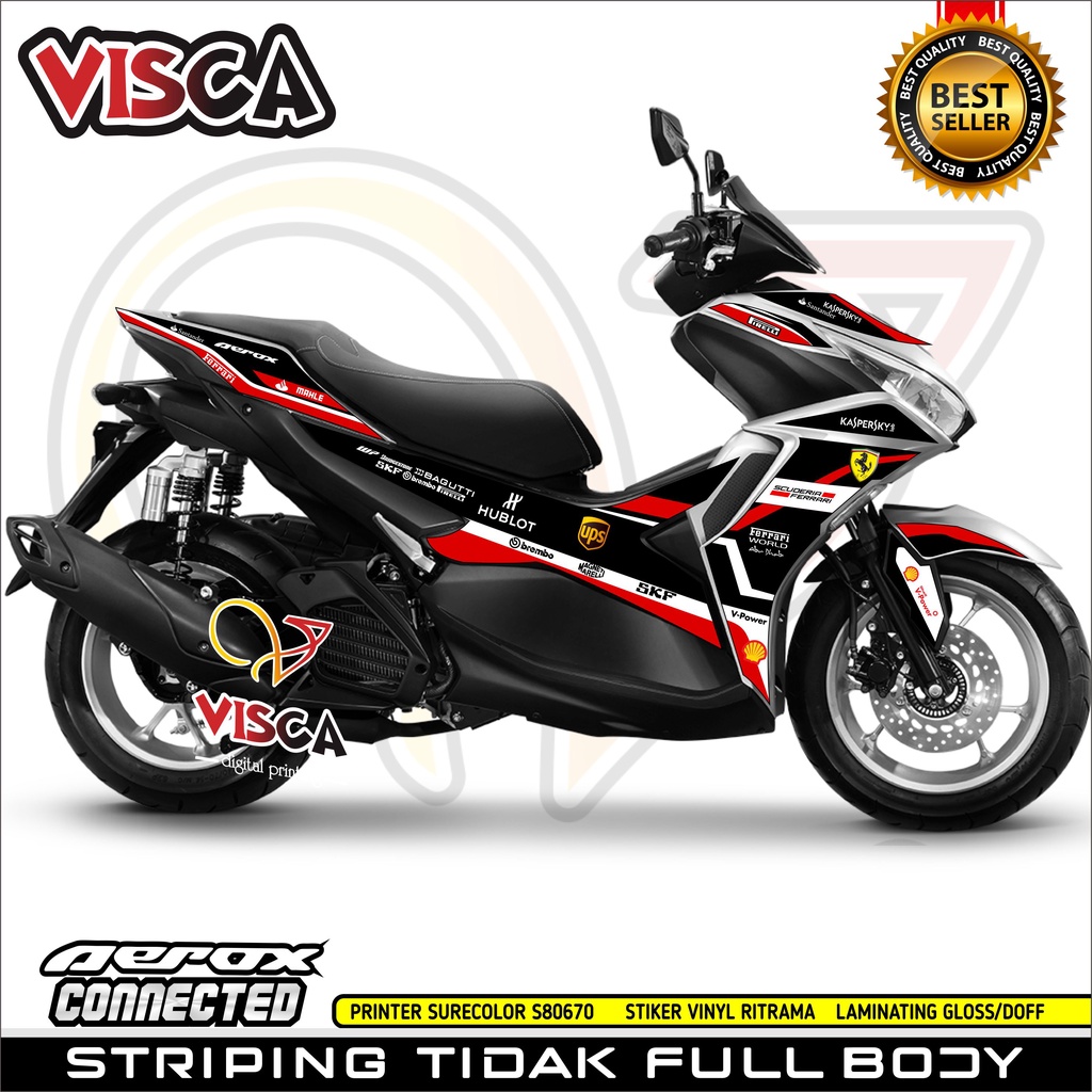 Stiker Aerox 155 keren Stiker Motor Aerox Striping Aerox Striping Aerox 155 New Stiker Aerox 155 Con