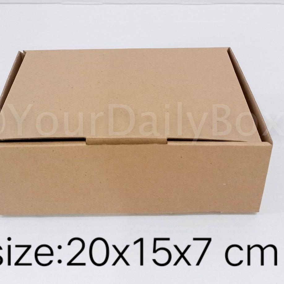 

[KODE PRODUK LBE8196] [isi 10 pcs] Kardus packing , box Die Cut uk 20x15x7 cm PROMO