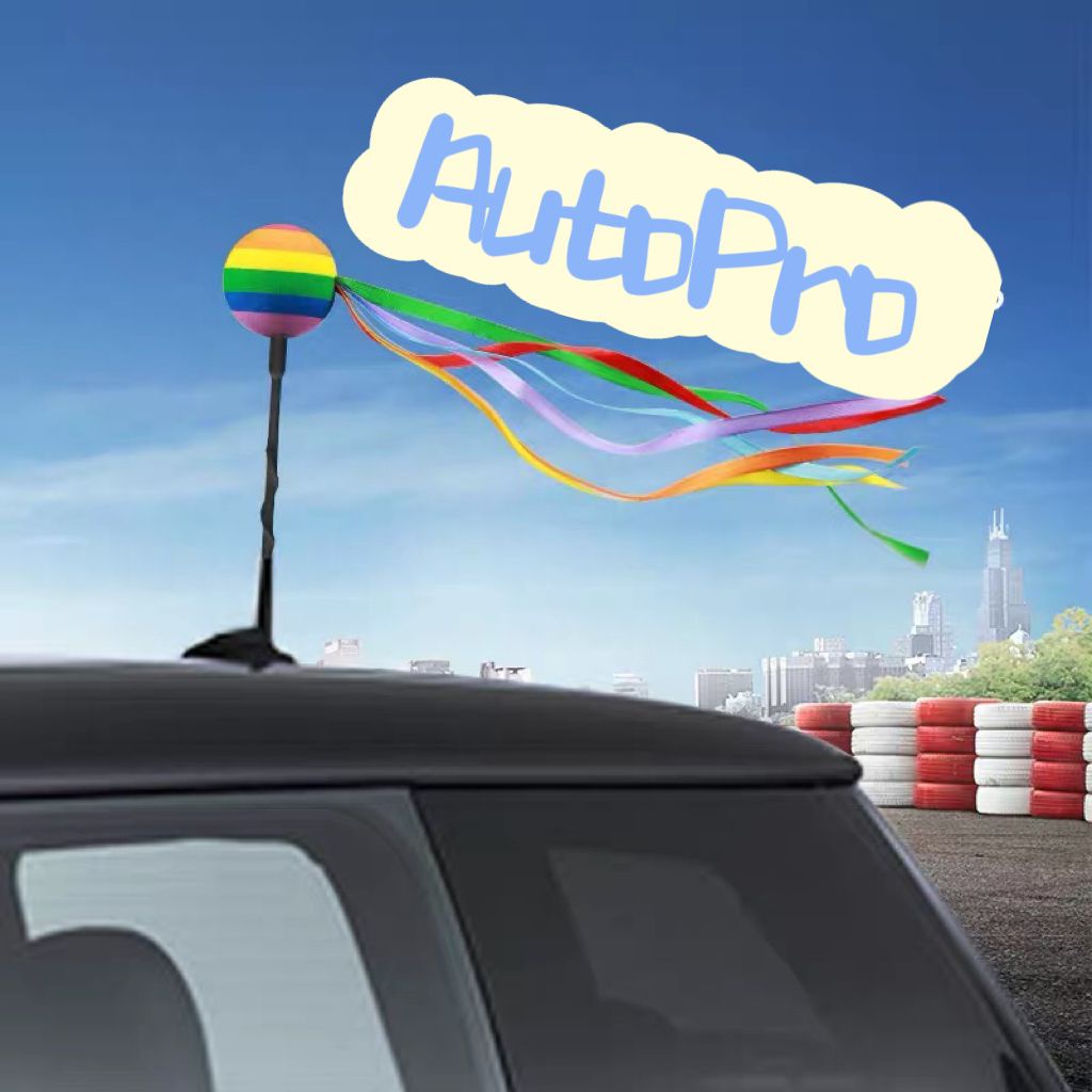 Antena Bola Mobil Tempel Universal / Boneka Antena Mobil / Aksesoris Ekterior Mobil / Antena Outdoor