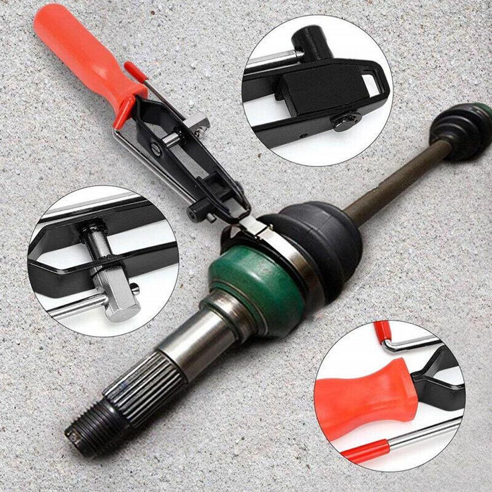 【2 pcs】Tang Crimper Cv Joint Boot Clamp/Car ATV Auto CV Joint Banding Clamp Tool/Cv Joint Boot Clamp Pliers Car Banding Hand Tool Kit