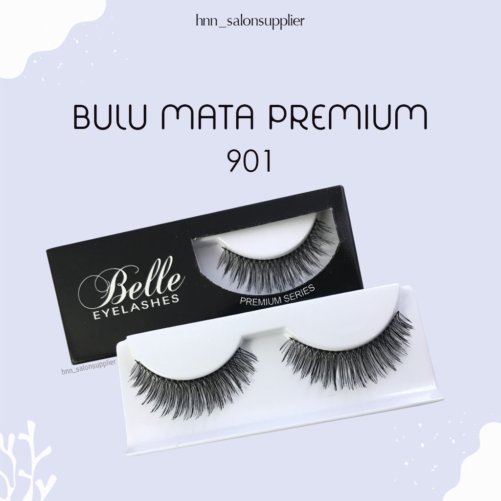 901 Bulu Mata Palsu Handmade Fake Eyelash Eye Lashes Lash Artifivial Belle Eyelashes