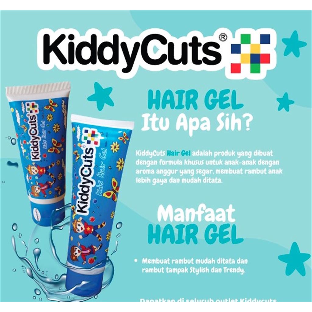 KiddyCuts Kids Hair Gel 130 mL Kiddy Cuts Pomed Rambut Anak Kemasan 130mL Terlaris Terbaru