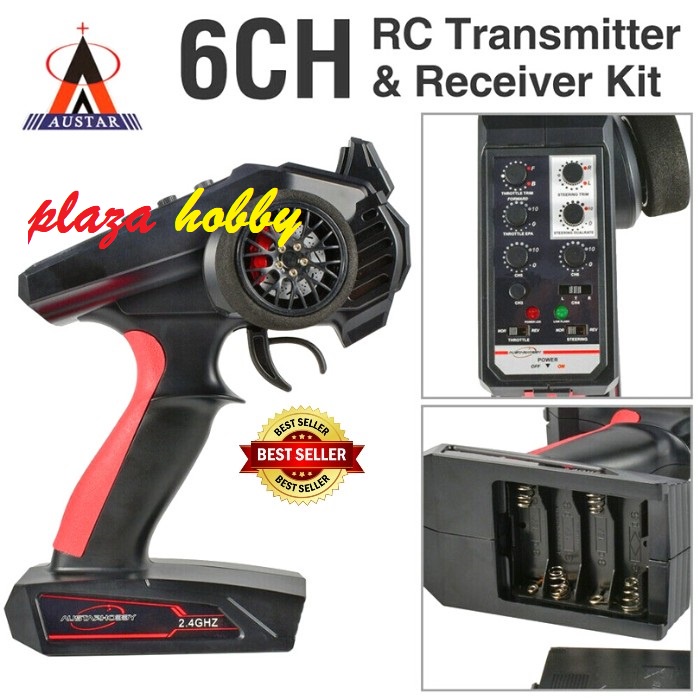 transmitter rc AUSTAR HOBBY AX8S AX-8S 6CH rc crawler rc boat rc car