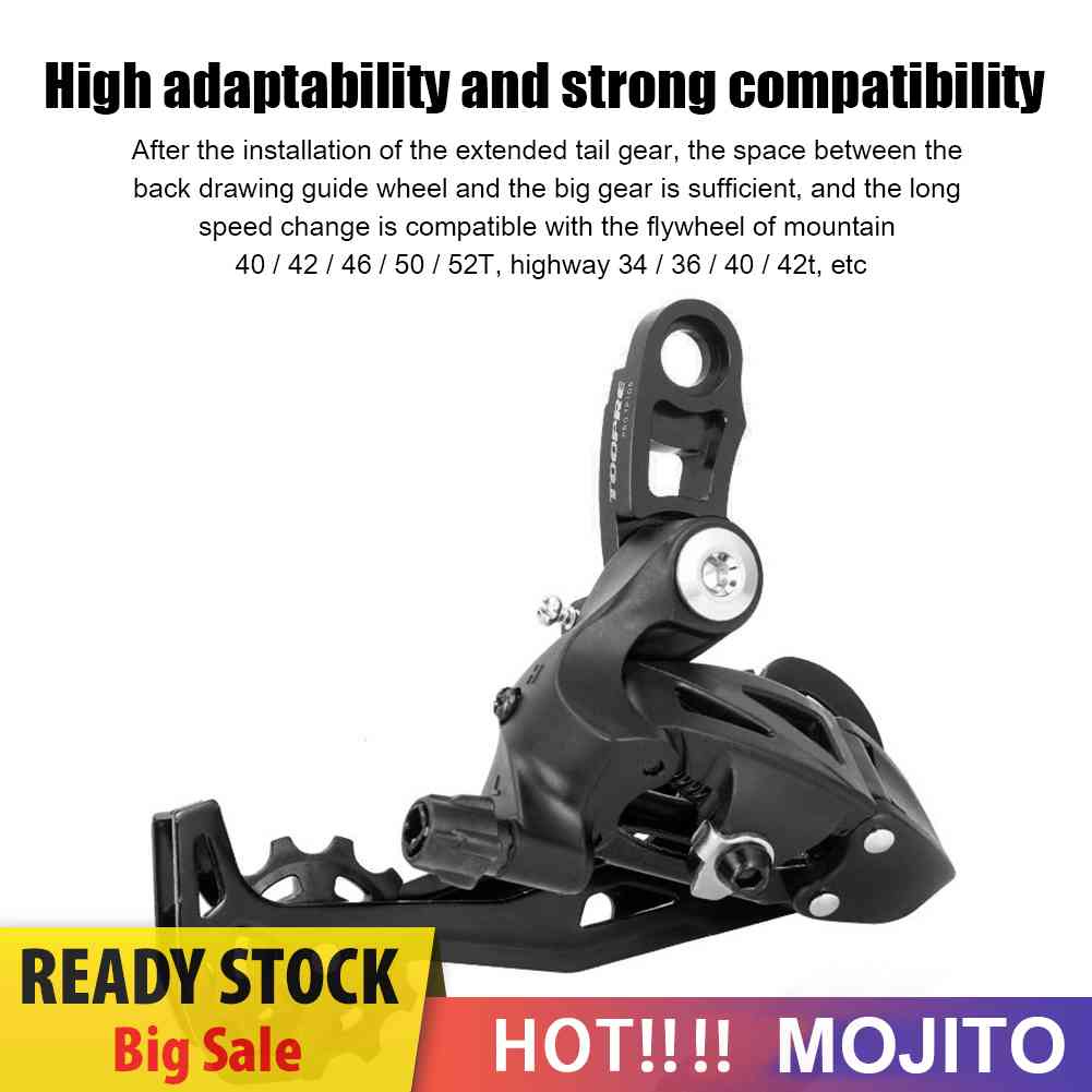 Hanger Extender Derailleur Belakang Sepeda Bahan Aluminum Alloy Untuk Freewheel 34T-52T