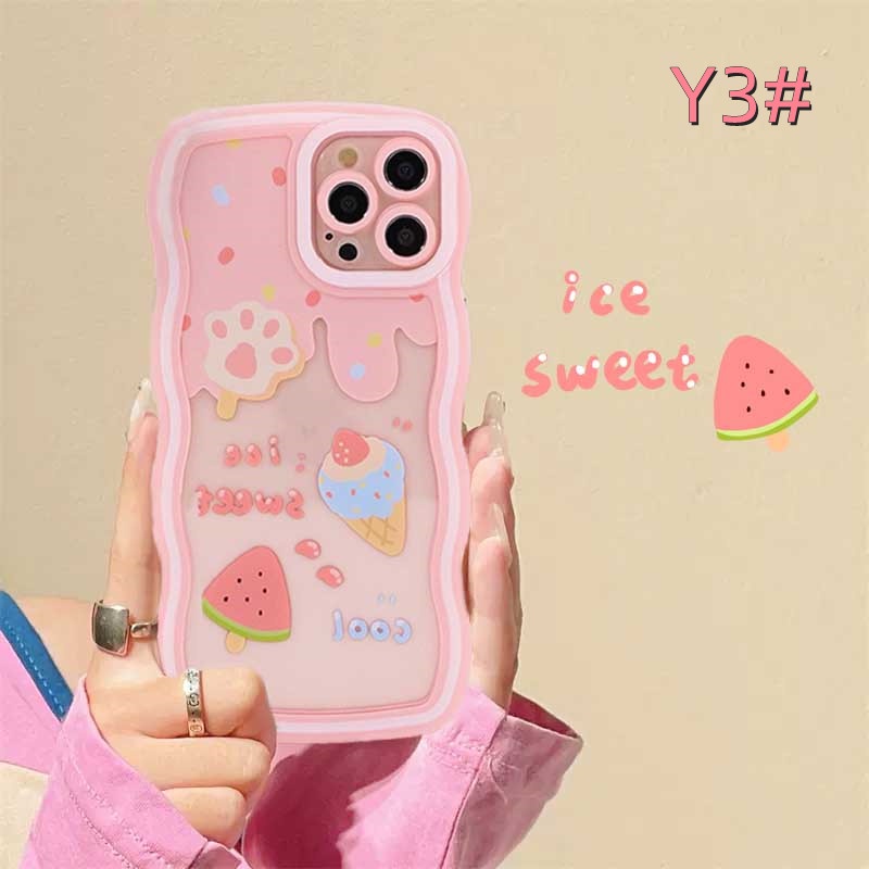 Samsung A04E A04S A13 A03 A03S A23 A22 A21S A12 A02S A11 A51 A10 A30 A50 A52 A20S A10S M12 A71 A73 A53 A33 A32 Ice Cream Bear Wave Edge TPU Phone Case Cover DGX