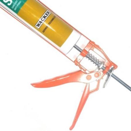 

Paket Lem Silicone Netral (Out Door In Door Use)+Gun Silicone Sealant - Bening Clear