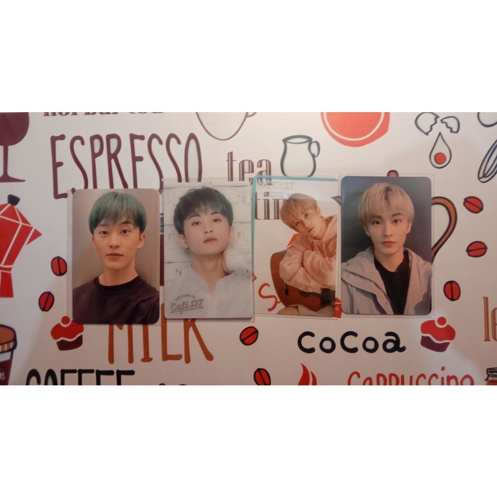 PHOTOCARD PC MARK MUMO FAVORITE, YIZHIYU RESONANCE PT.1, CAFE JAPAN 127, SUMMER VACATION nct 127 202