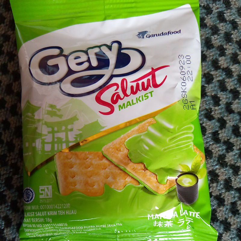 PCS - GERY MARKIST SALUUT 18 GRAM ALL VARIAN KELAPA KEJU RENCENG ABON CHOCOLATE COCONAT 18GR MATCHA GREEN TEA GR COKLAT MARIE SUSU MAKANAN RINGAN SALUT SNACK CEMILAN ANAK GROSIR MURAH GARUDA FOOD