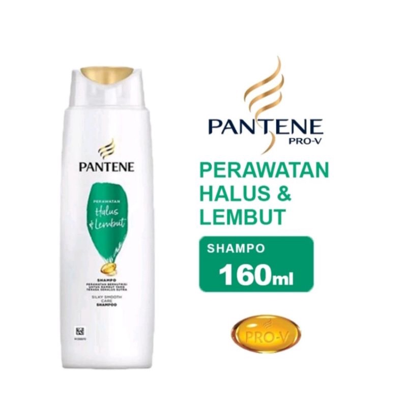 PANTENE Shampoo Smooth &amp; Silky 160ml (kemasan baru)