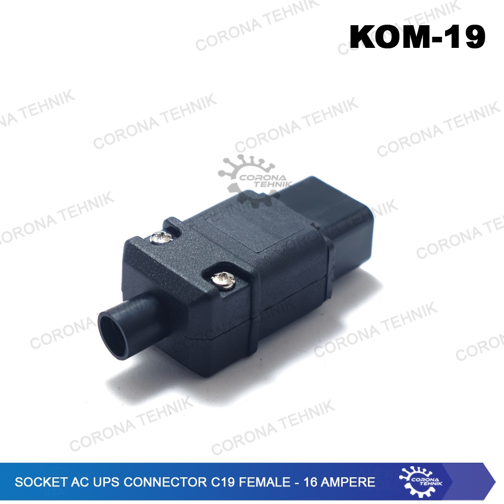 16 Ampere - Socket AC UPS Connector C19 Female