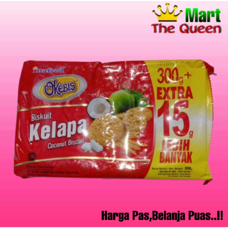 OKEBIS inafood biskuit kelapa 300gr