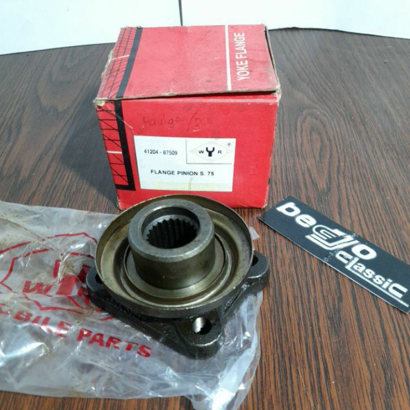 FLANGE PINION JOINT JOIN SHAFT PROPELER DAIHATSU HIJET S75 S-75 1000cc merk WYR 41204-87509 tapak ku