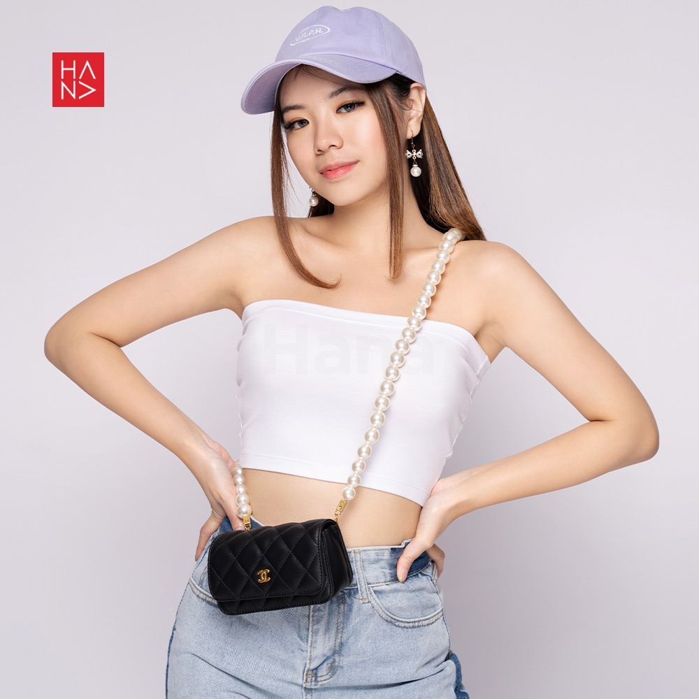 HanaFashion JKT- Calista Tube Crop Top Kemben Pendek Wanita - TT068