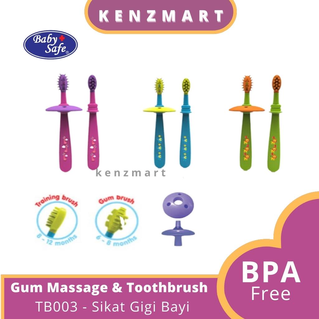 BABY SAFE - GUM MASSAGE &amp; TOOTHBRUSH / SIKAT GIGI BAYI ( TB003 )