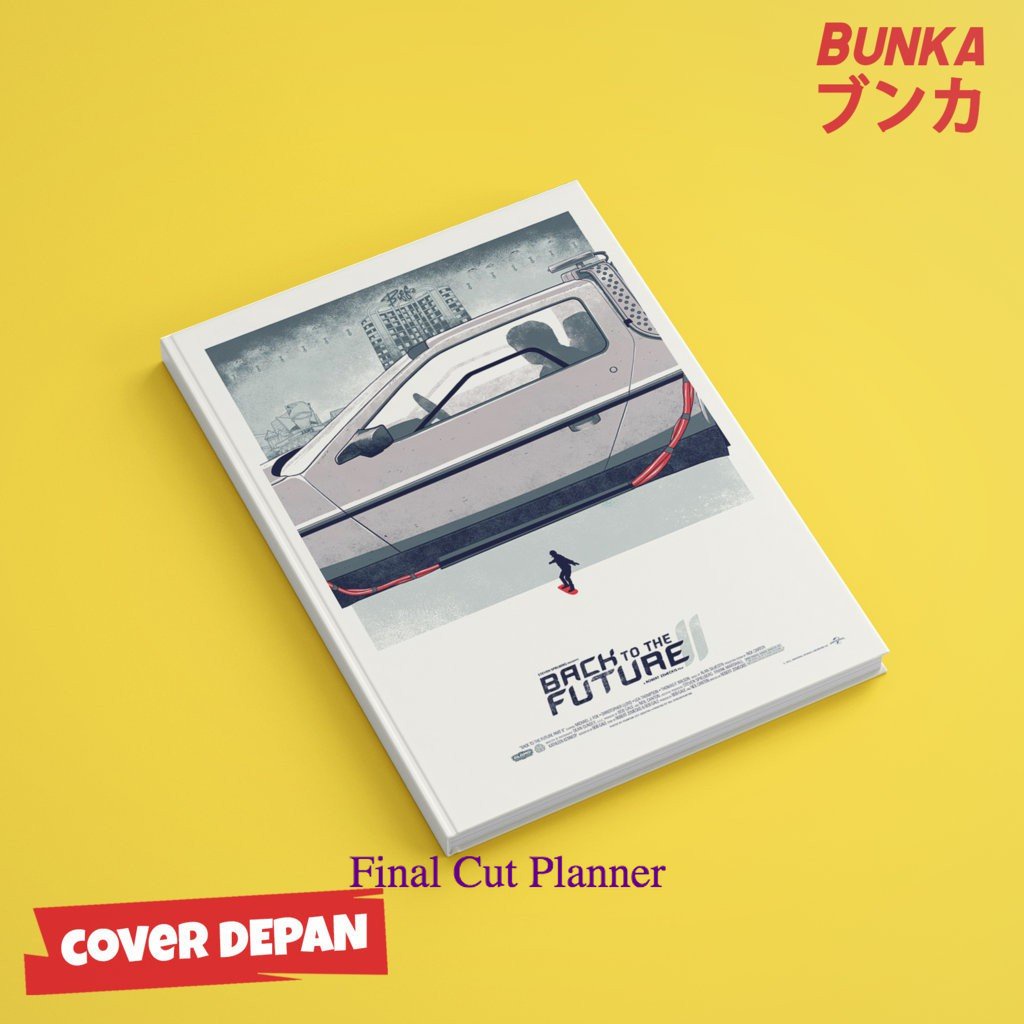 

Notebook Back to the Future B Hardcover A5 Buku Tulis Catatan Note Agenda Planner Jurnal .