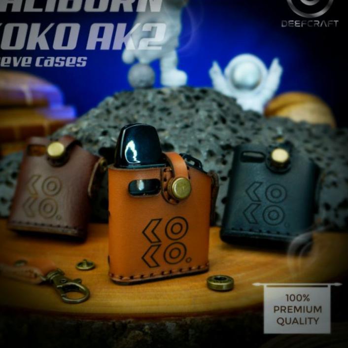 Trendy ✔ Premium Sleeve Case Ak2 Free Tali Lanyard / Holder Case Caliburnn Ak 2 Leather Sleeve