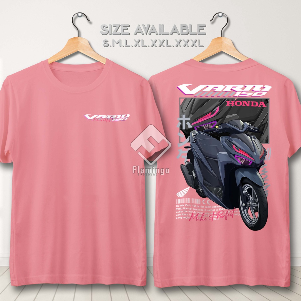 Jual Kaos Honda Vario 150 Make It Perfect Baju Motor Matic Honda Gank