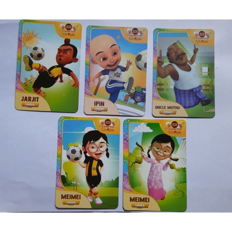 AR Card Upin Ipin Langka ~Kartu Koleksi Choki Choki