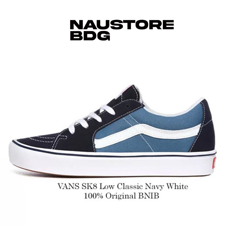 SEPATU VANS SK8 LOW NAVY 100% AUTHENTIC
